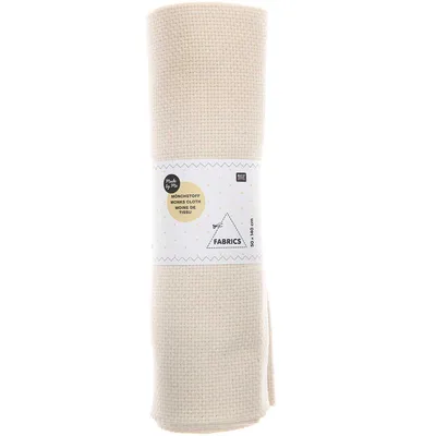 Produktbild von Rico Design Mönchstoff 4,6 Stiche/cm 50x140cm, Baumwolle, Beige, Einfarbig, 1 Stück(e), 500 mm, 1400 mm