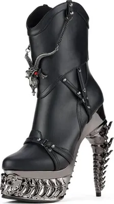 Produktbild von Hades Footwear High Heel Damen Alchemy England - Baphometica schwarz EU42