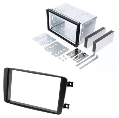 Autoradio Einbauset 2 DIN Mercedes C-Klasse W203 CLK W209