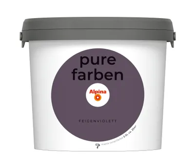 Produktbild von Alpina pure farben Wandfarbe feigenviolett 2,5 L