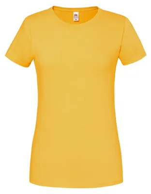 Produktbild von Fruit of the Loom - "Iconic 190" T-Shirt für Damen LT6250 (S) (Sonnenblume)