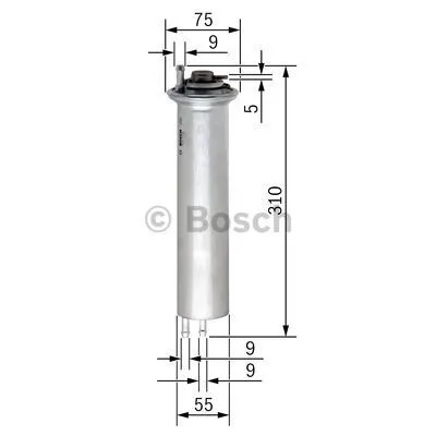 Produktbild von Bosch Kraftstofffilter  0 450 905 960