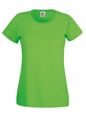 Obrázek produktu pro Fruit of the Loom F614200 dámské tričko krátký rukáv limetková - velikost 2XL