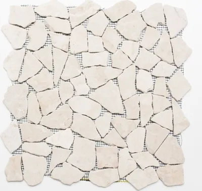 Produktbild von Mosani MOS44-30-100, Mosaik, Marmor, Beige, Indoor, Rechteck, 305 mm