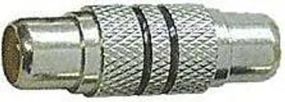 Produktbild von Audio-Steckverbinder, CINCH F - CINCH F, mono, silber, Logo
