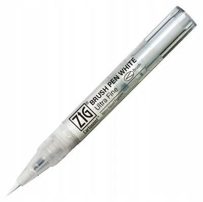 Produktbild von Kuretake Brush Pen White Ultra Fine Marker