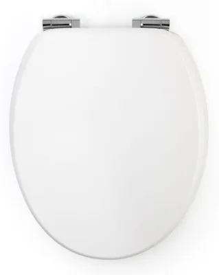Obrázek produktu pro Toaletní sedátko – GELCO DESIGN – Magnetický mechanismus s pomalým zavíráním – Bílá barva