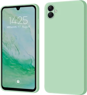A product image showing a phone case for a Samsung Galaxy A05 in turquoise.
