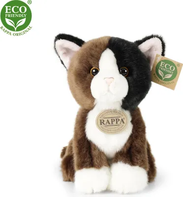 Image de Peluche Chat Tricolore 18 Cm Eco-f.