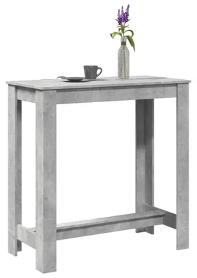 Productafbeelding van Betongrijze Bartafel van Hout, 102 x 50 x 103,5 cm