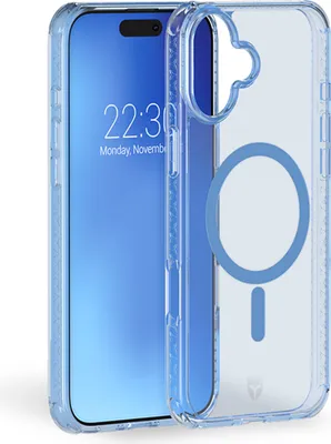 Produktbild von Force Case, MagSafe Hülle für iPhone 16 verstärkt, Blau