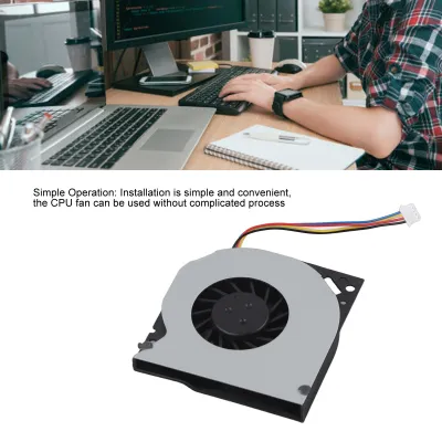 Obrázek produktu pro Chladič CPU Fan Mini 4Pin CPU Cooler pro Intel NUC 5 pro NUC5I5MYBE pro NUC5CPYH pro NUC5I5RYK pro NUC5i3MYBE
