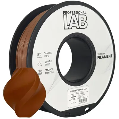 Produktbild von PLA+ Braun Filament 1.75mm – 1kg Hochfestes 3D-Drucker Filament | Prof. Lab