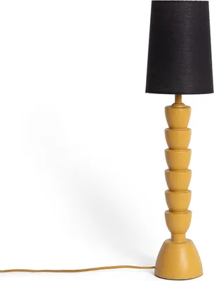 Produktbild von Tischlampe aus Kunstharz Darian Senf