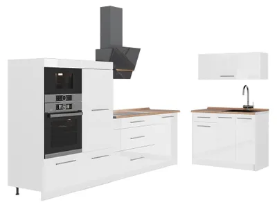 Immagine prodotto di Cucina Vicco Fame-Line Bianco lucido/Bianco 380 cm, PL Rovere, Model 64141