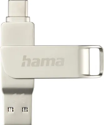 Produktbild von Hama USB-Stick C-Rotate Pro, USB-C 3.1, 256GB, Silber