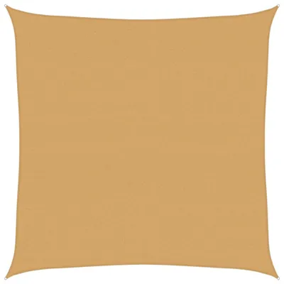 Produktbild von vidaXL Sonnensegel 160 g/m² Quadratisch Sandfarbe 4,5x4,5 m HDPE