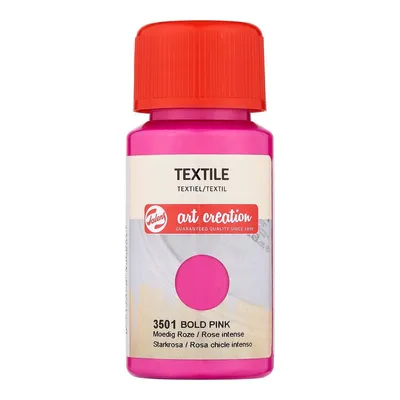 Produktbild von Royal Talens TAC Textilfarbe 50 ml Courageous Pink