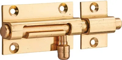 Image de Targette, laiton, pêne Ø 8mm, 40x30mm - THIRARD