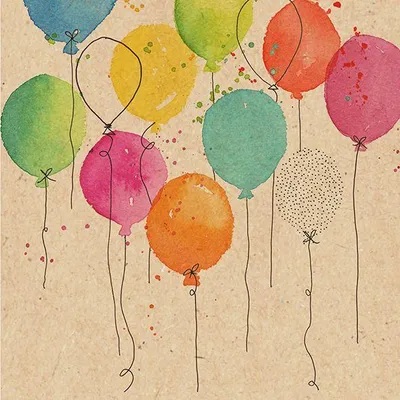 Produktbild von Braun + Company Ballon Party, Mehrfarbig, Papier, Abbildung, 330 mm, 330 mm, 20 Stück(e)