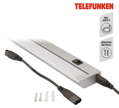 Produktbild von LED Unterbauleuchte 8,5 W titanfarbig schwenkbar erweiterbar Telefunken
