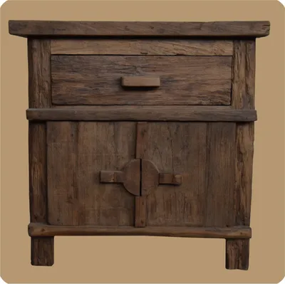 Image de Commode en vieux bois | Pur Antique 1 | recyclé teck massif absolument unique