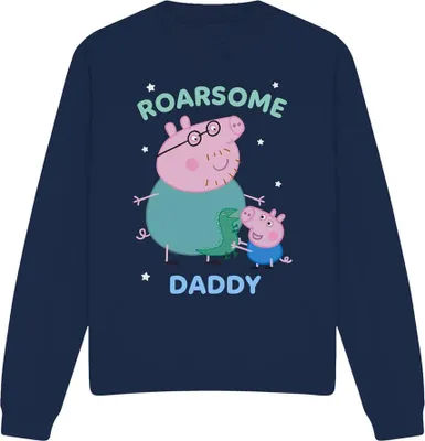 Produktbild von Peppa Pig - "Roarsome Daddy" Sweatshirt für Herren/Damen Uni TV21392 (L) (Marine)
