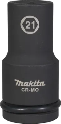 Zdjęcie produktu dla Makita E-22349, Gniazdo udarowe, Czarny, 1 głowic(e), 3/8", Metryczny, 21 mm