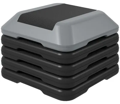 Produktbild von SPORTNOW Steppbrett höhenverstellbar Fitness Aerobic Stepper mit 5 Stufen