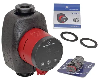 Obrázek produktu pro Oběhové čerpadlo Grundfos Alpha 2 25-60 N NEW 1x230V, délka=180mm nerezová ocel 99271971