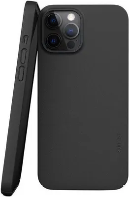 Produktbild von NUDIENT Thin, Cover, Apple, iPhone 12/12 Pro, 15,5 cm (6.1"), Schwarz