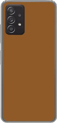 Produktbild von MuchoWow® Handyhülle Schutzhülle Hülle für Telefoonhoesje Samsung Galaxy A33 5G Braun - Erdton - Unifarben Silikon Softcase Handy Hülle - Kartenhalter