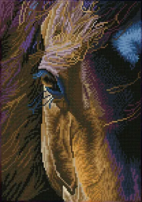Produktbild von DIAMOND DOTZ - Diamond Painting Pferd braun