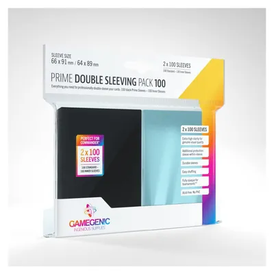 Zdjęcie produktu dla Gamegenic - Prime Double Sleeving Pack 100