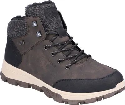 Image de Bottes à lacets Rieker - Marron Synthétique Taille : 43 Normal