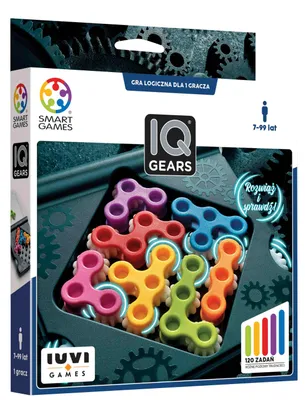 Produktbild von Smart Games IQ Gears - gra logiczna dla dzieci i dorosłych