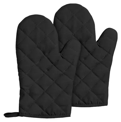 Produktbild von 2 Stš¹ck Topflappen Handschuh, Ofenhandschuhe Hitzebestaendig, Topfhandschuhe, Backhandschuhe, fš¹r Kochen Backen Grillen Auflaufform(Schwarz)