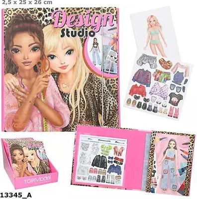 Zdjęcie produktu dla Top Model Zestaw Design Studio z naklejkami w teczce
