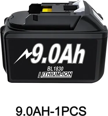 Obrázek produktu pro Pro Makita LXT 18V, náhradní baterie Li-Ion 18650, nebesky modrá, kompatibilní s BL1830/BL1860/BL1890/LXT400