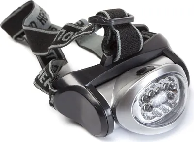 Produktbild von 8 LED Kopfleuchte Stirnlampe High Power Kopflampe Fahrradlampe 4 Funktionen