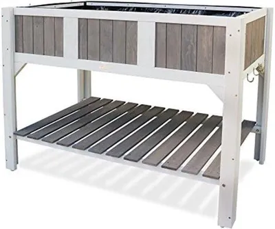 Produktbild von Hydrokultuur-Tisch auf Stelzen - Hydrokultuur-Tisch - Gartentisch auf Stelzen - Gartentisch