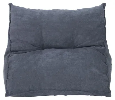 Produktbild von Rückenkissen Keilkissen 58×30×48 cm blau-grau – ergonomisches Palettenkissen aus Cordstoff