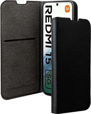 Obrázok produktu pre Peňaženka Folio 65 % GRS Xiaomi Redmi 15 čierna