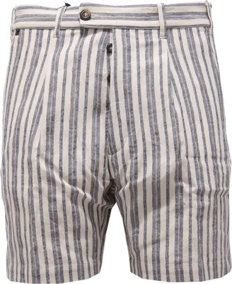 Zdjęcie produktu dla 4466Z bermudy uomo MESSAGERIE SLIM FIT VINTAGE LINEN blue krótkie męskie