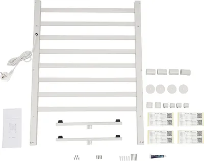 Obrázek produktu pro Elektrický ohřívač ručníků, rychlý ohřev, energeticky úsporný, BÍLÝ, 220V, EU