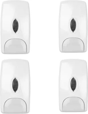 Produktbild von Seifenspender Quicky - Kunststoff - 1000 ml - weiß - 4 Wandspender