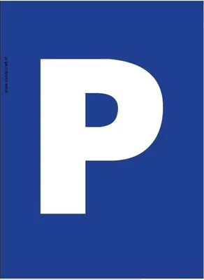 Produktbild von CombiCraft Schild 'Parkplatz' 21x30 cm