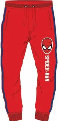 Produktbild von Bequeme Spiderman Freizeit- / Jogging- Hose für Jungen, rot, Größe 104