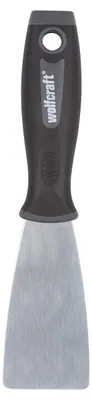 Produktbild von wolfcraft Profi-Spachtel 50 mm Klinge - 2-Komponenten-Griff mit Weichzone, Abger