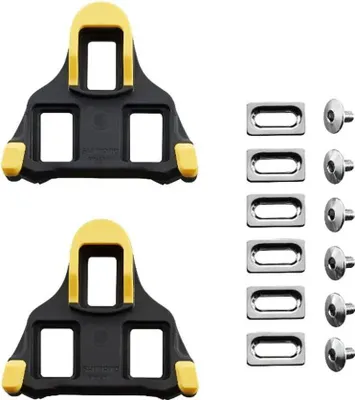 Obrázok produktu pre Súprava pretekárskych doštičiek SPD-SL Shimano SMSH11 žltá/čierna
